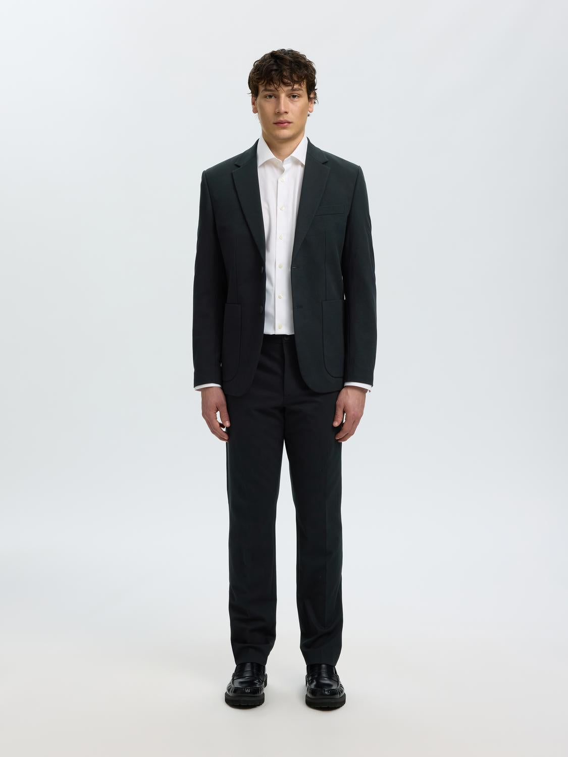 Black Tailored Suit-Set Trousers
