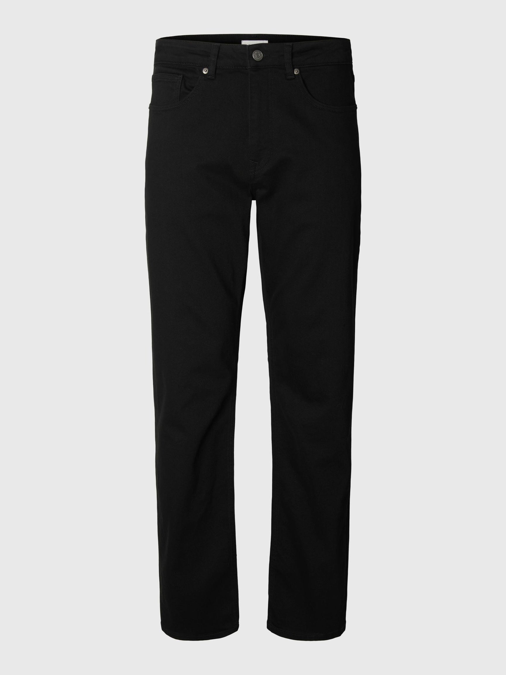 Black Straight Fit Jeans