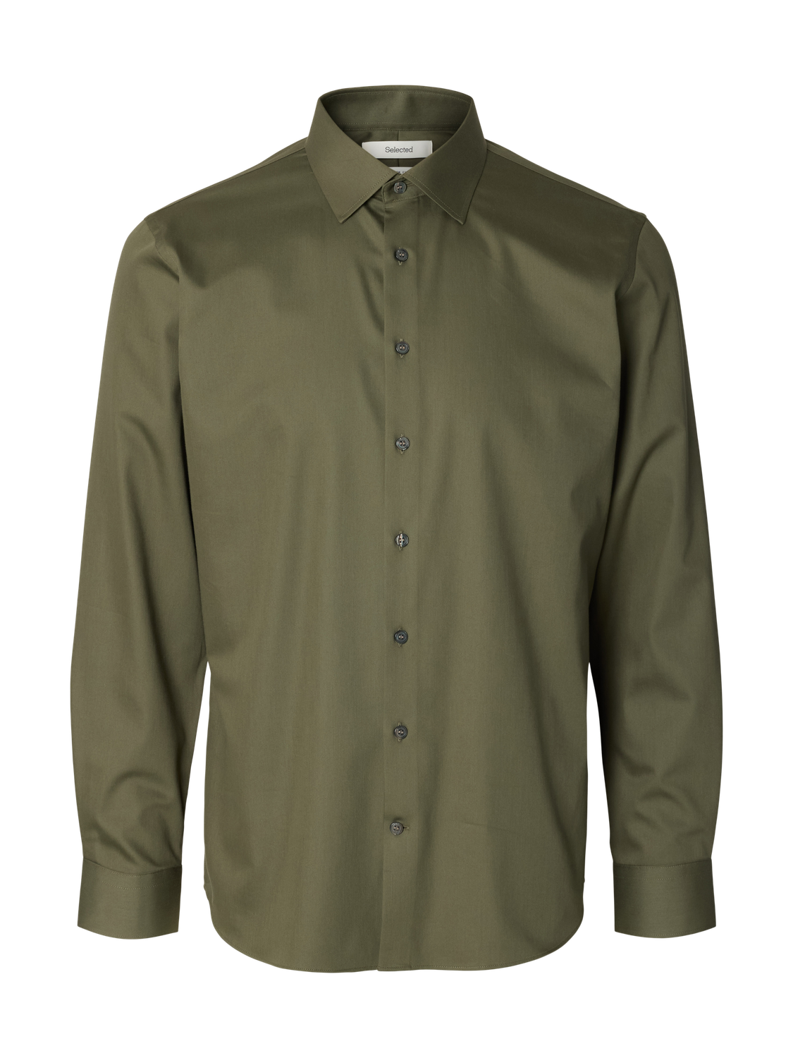 Dark Green Slim Fit Shirt