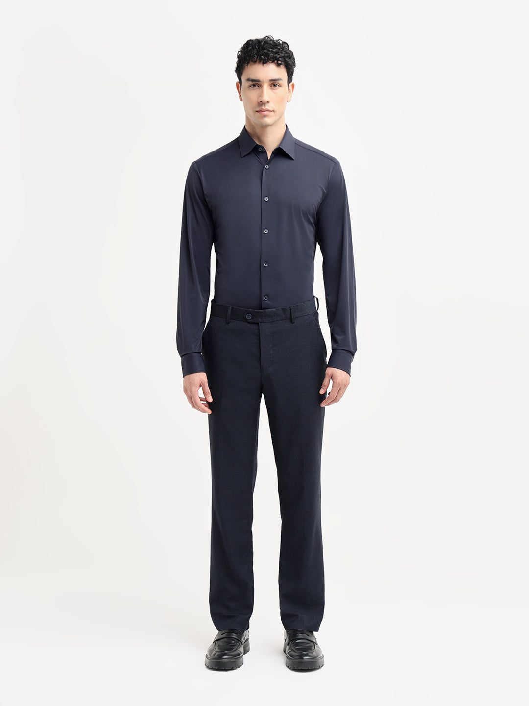 Dark Blue Slim Fit Shirt