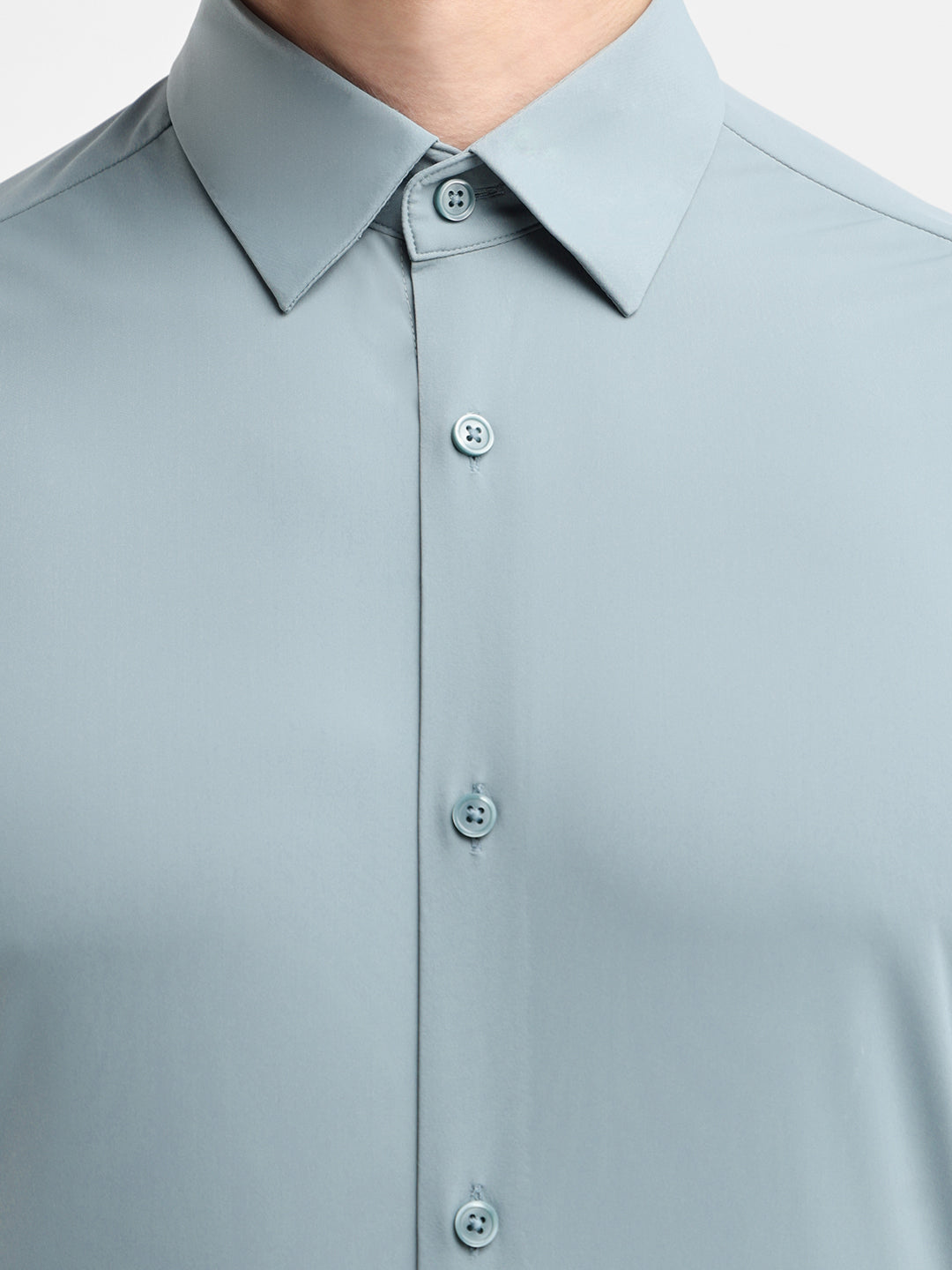 Blue Slim Fit Shirt