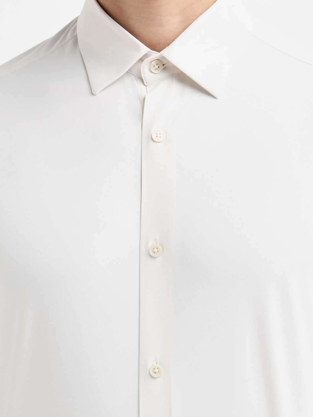 White Slim Fit Shirt