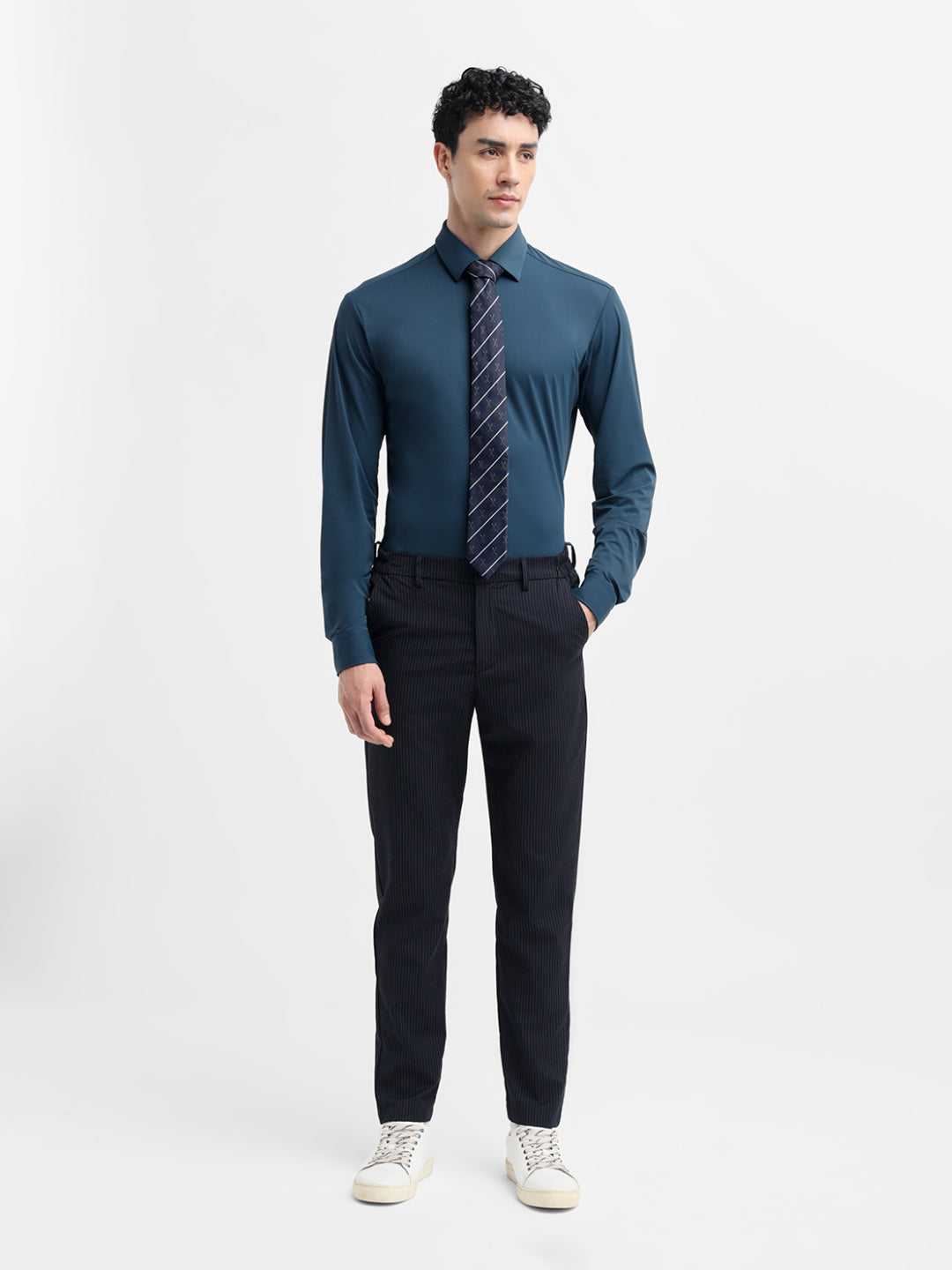 Dark Blue Slim Fit Shirt