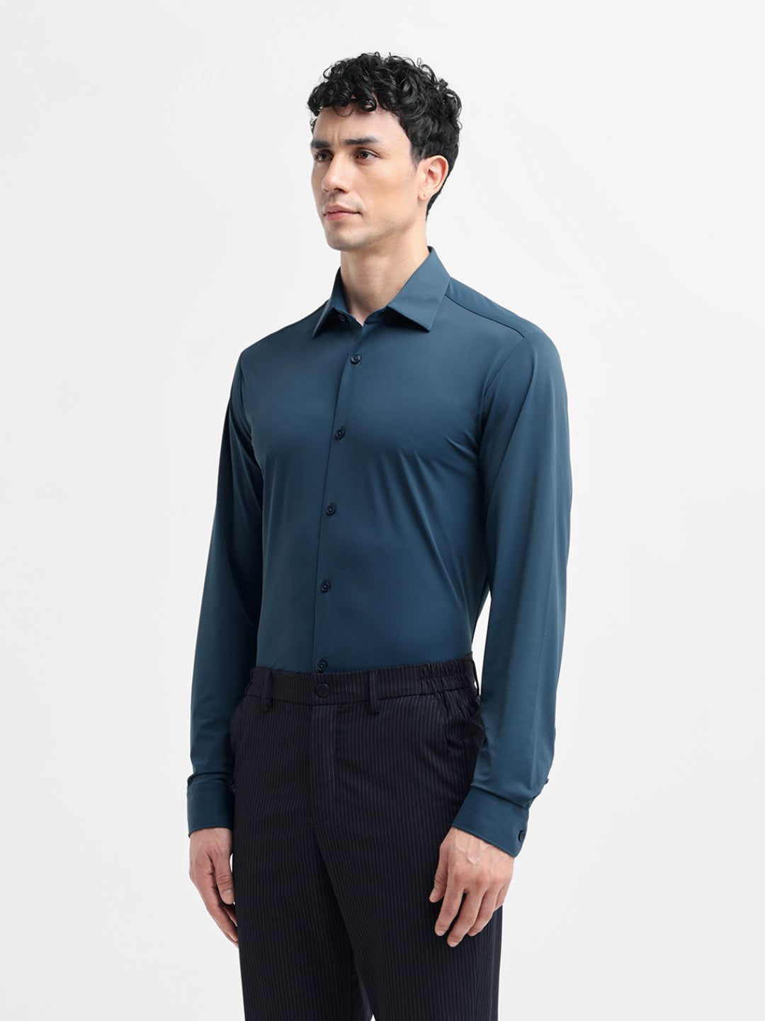 Dark Blue Slim Fit Shirt