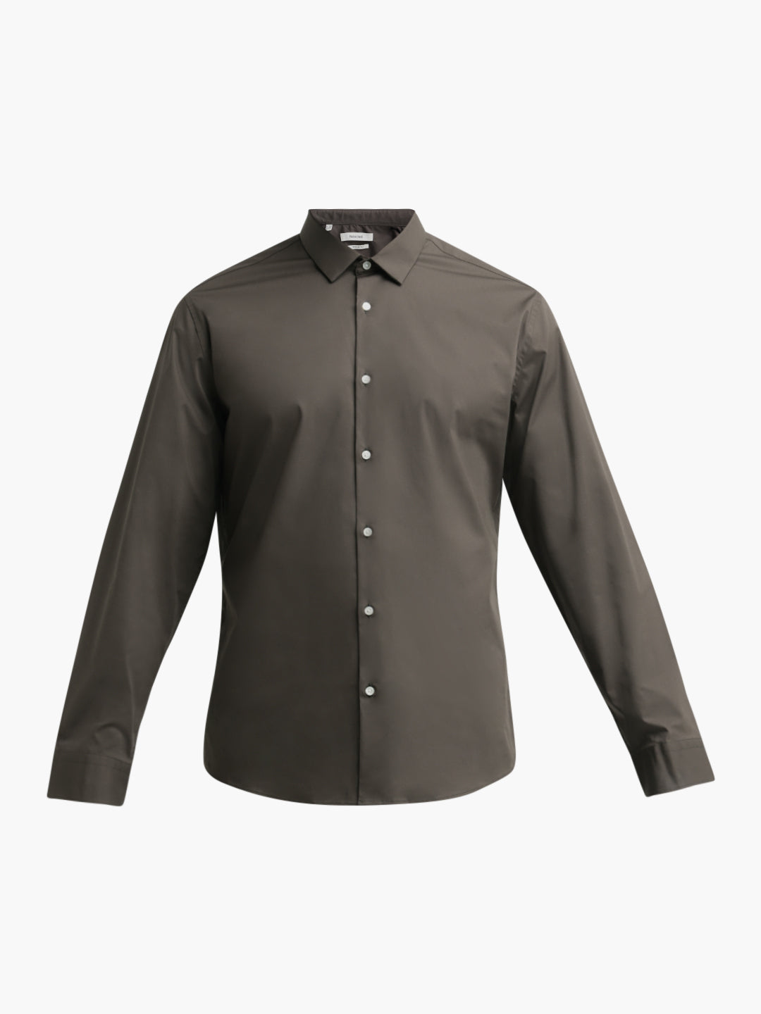 Dark Brown Regular Fit Shirt