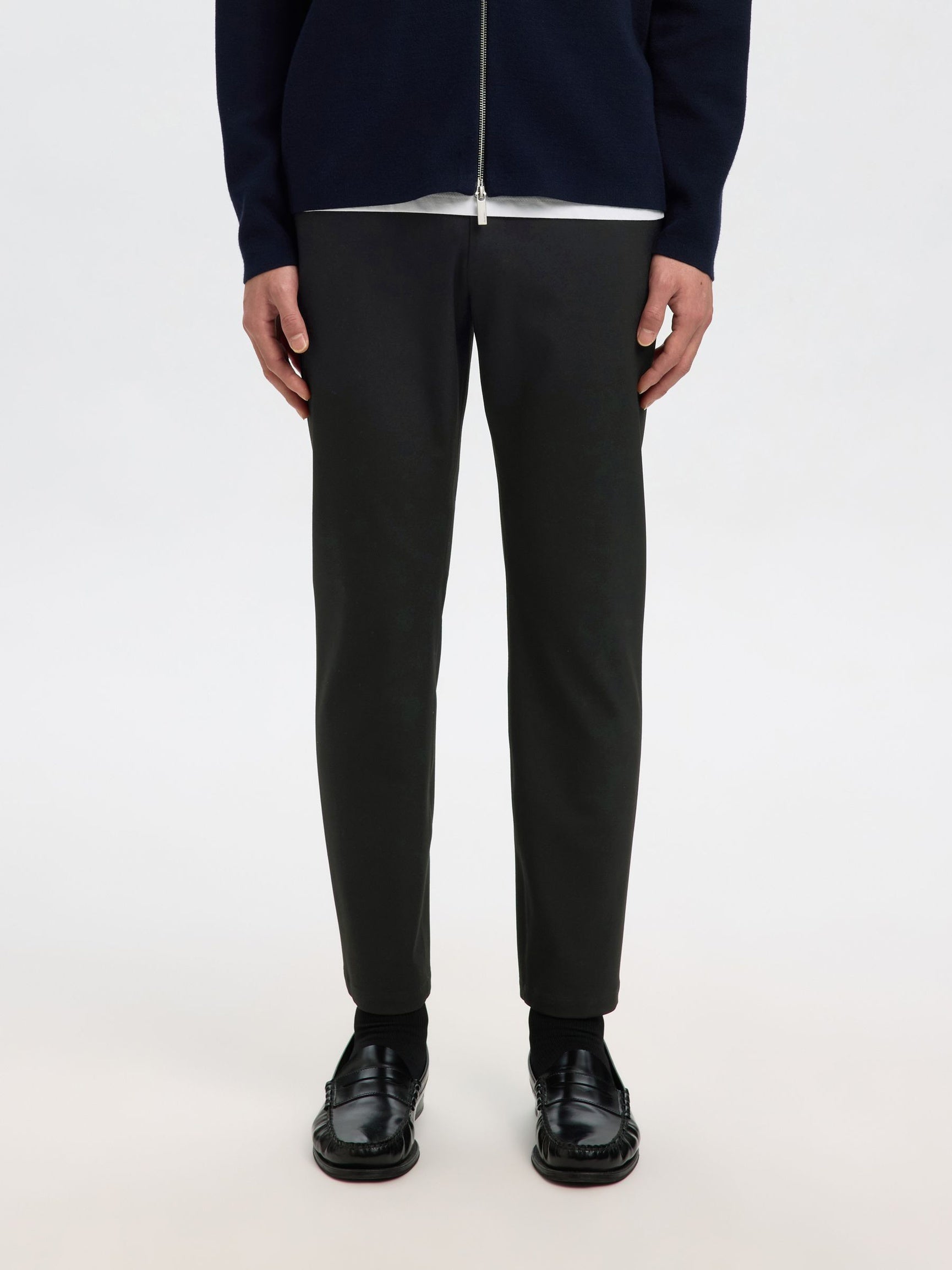 Black Formal Slim Fit Trousers