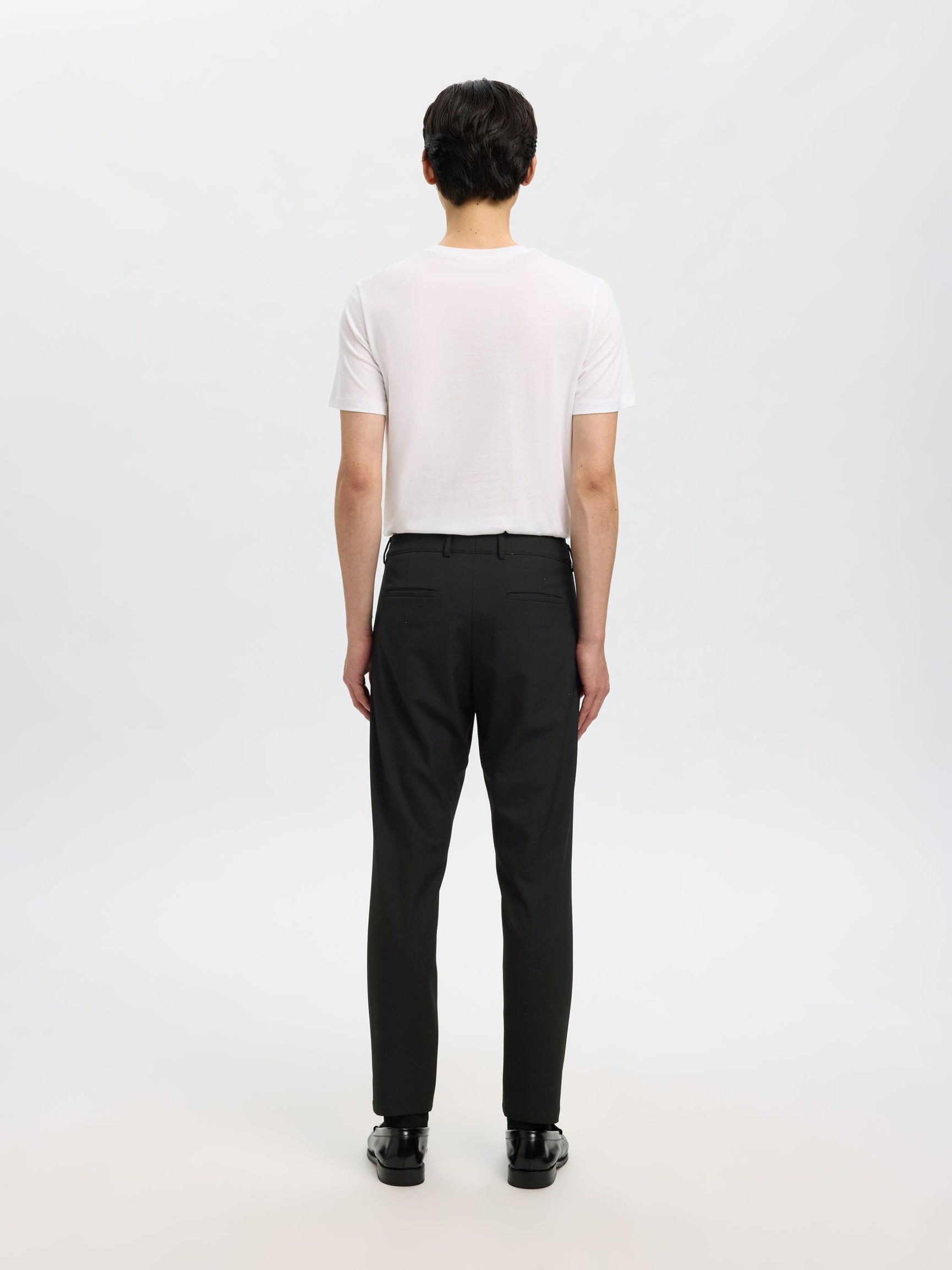 Black Formal Slim Fit Trousers