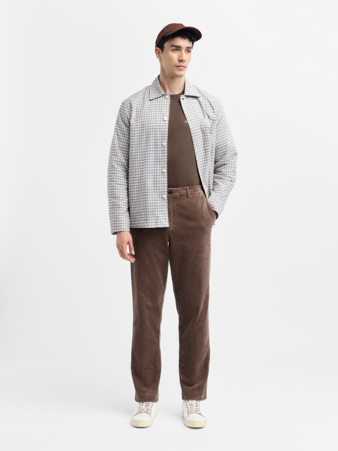 Brushed Check Relaxed Fit Shirt