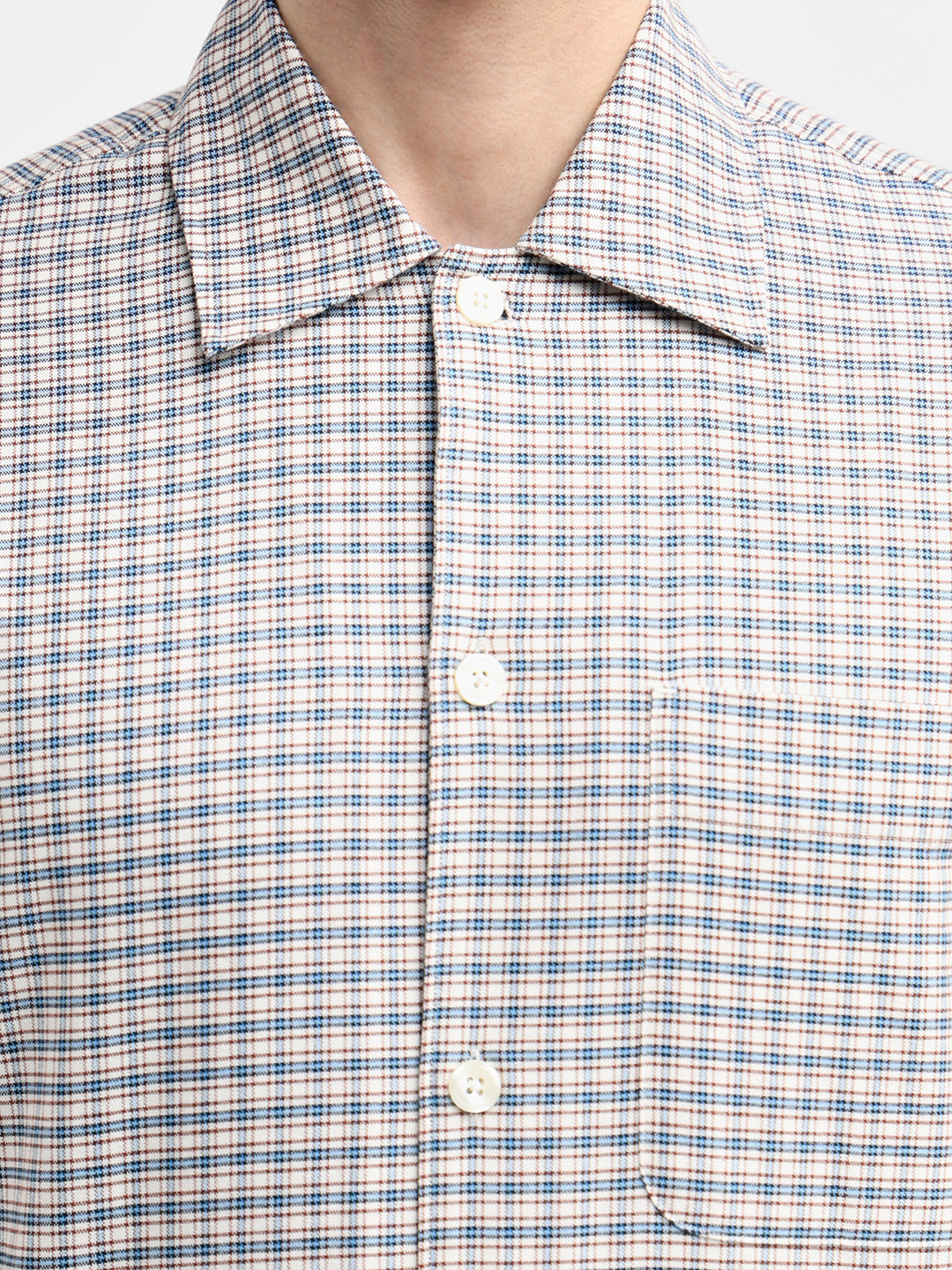 Brushed Check Relaxed Fit Shirt