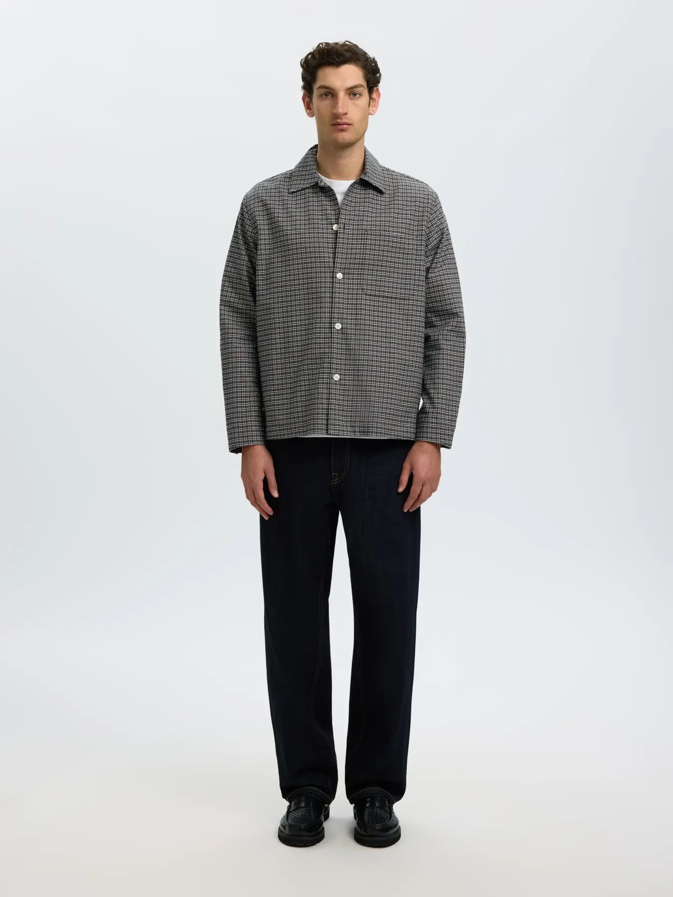 Brushed Check Relaxed Fit Shirt