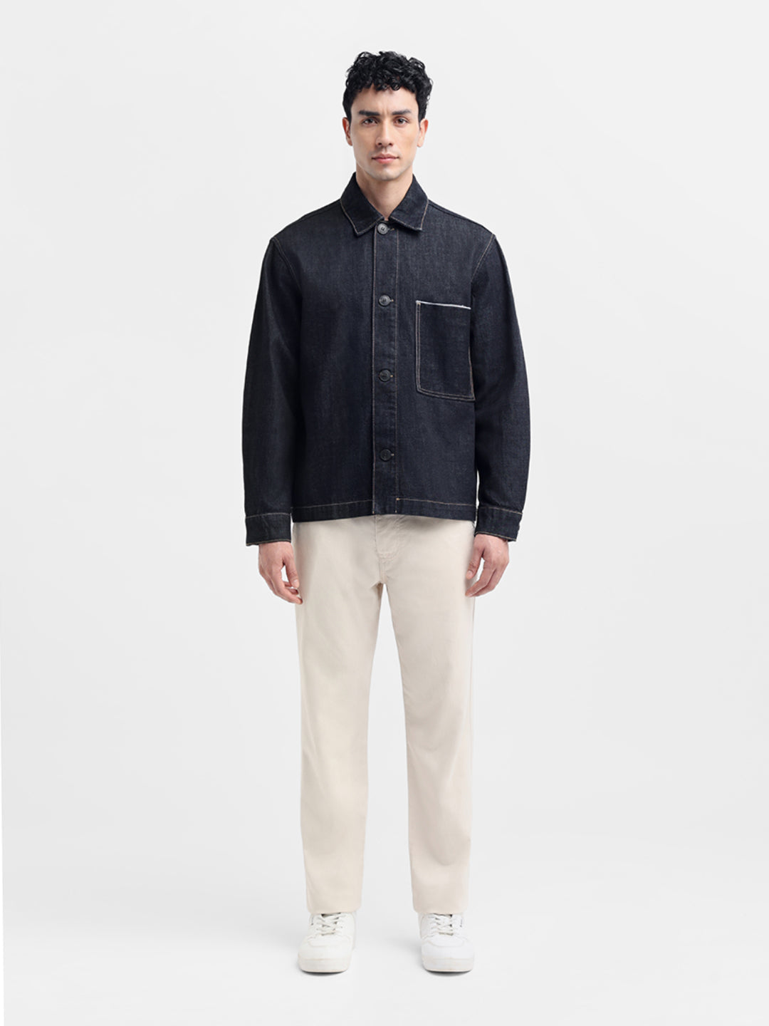 Dark Blue Selvedge Denim Jacket
