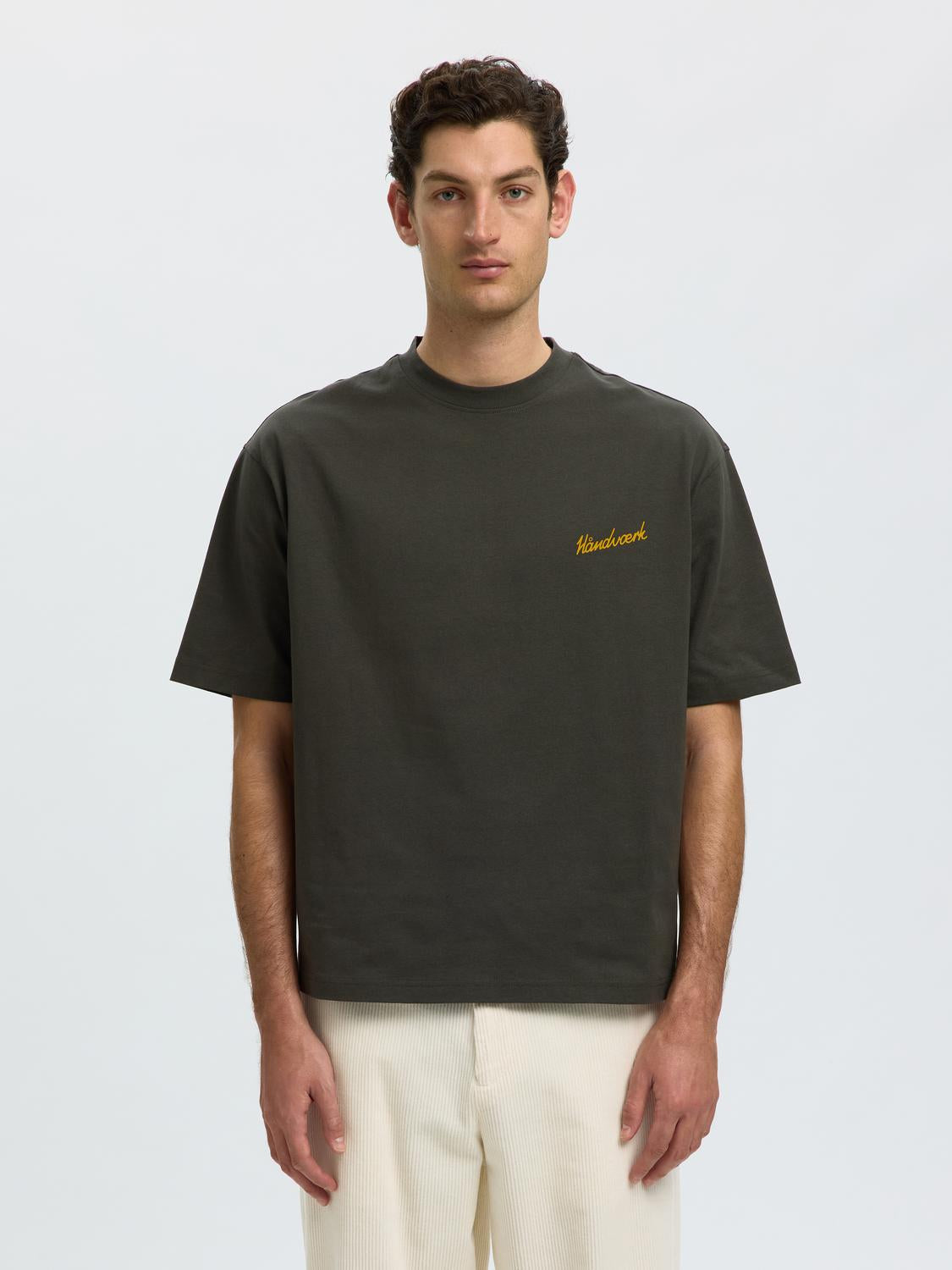 Dark Green Relaxed Fit T-shirt