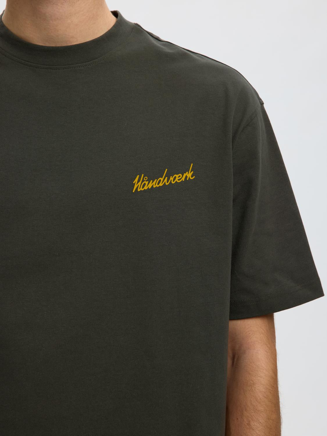 Dark Green Relaxed Fit T-shirt