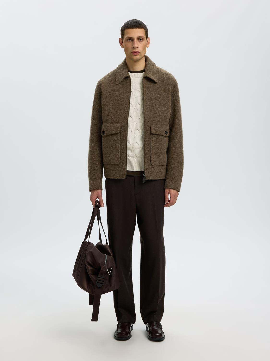 Off-White Cable Knit Pullover