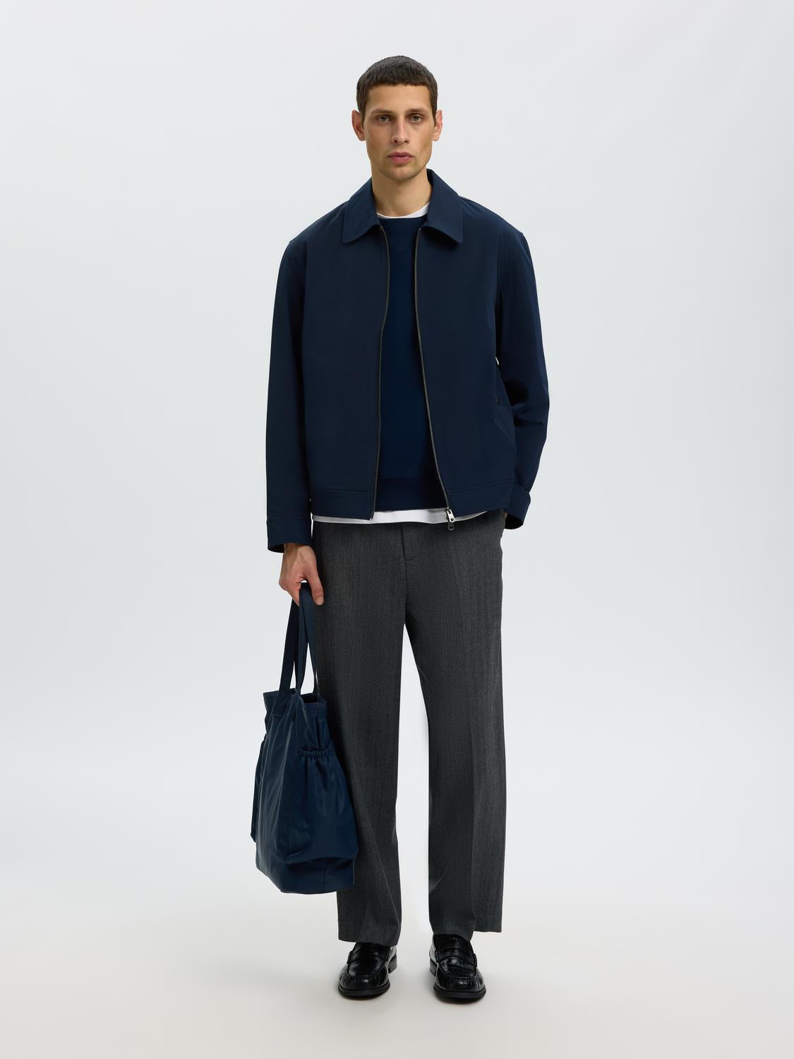 Dark Blue Organic Cotton Sweatshirt