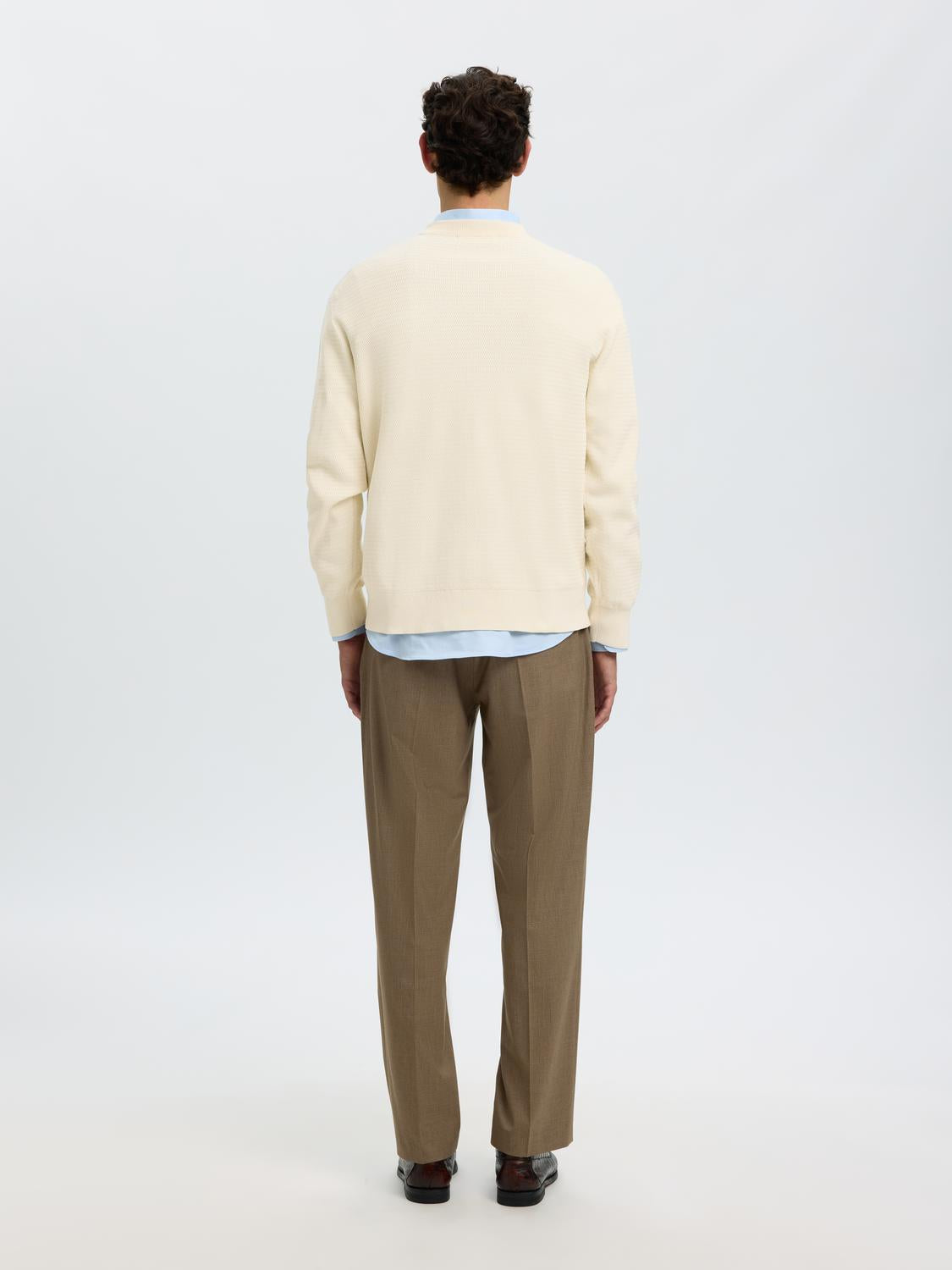 Off-White Crew Neck Pullover