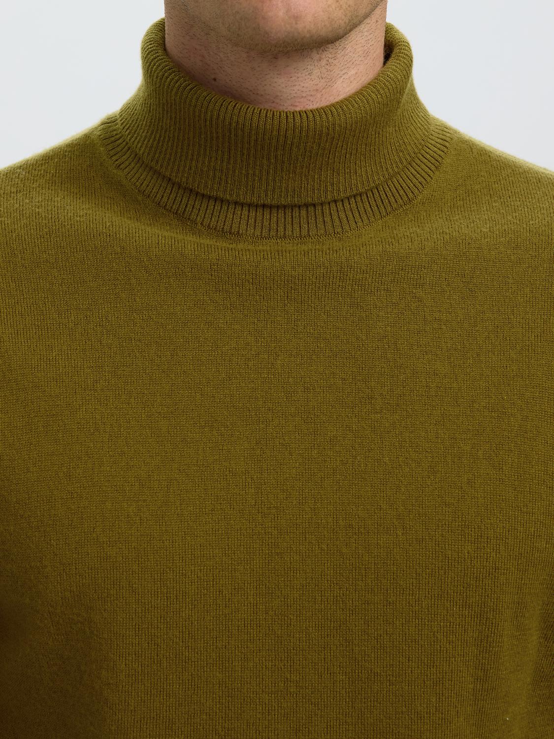 Merino Wool Roll Neck Pullover