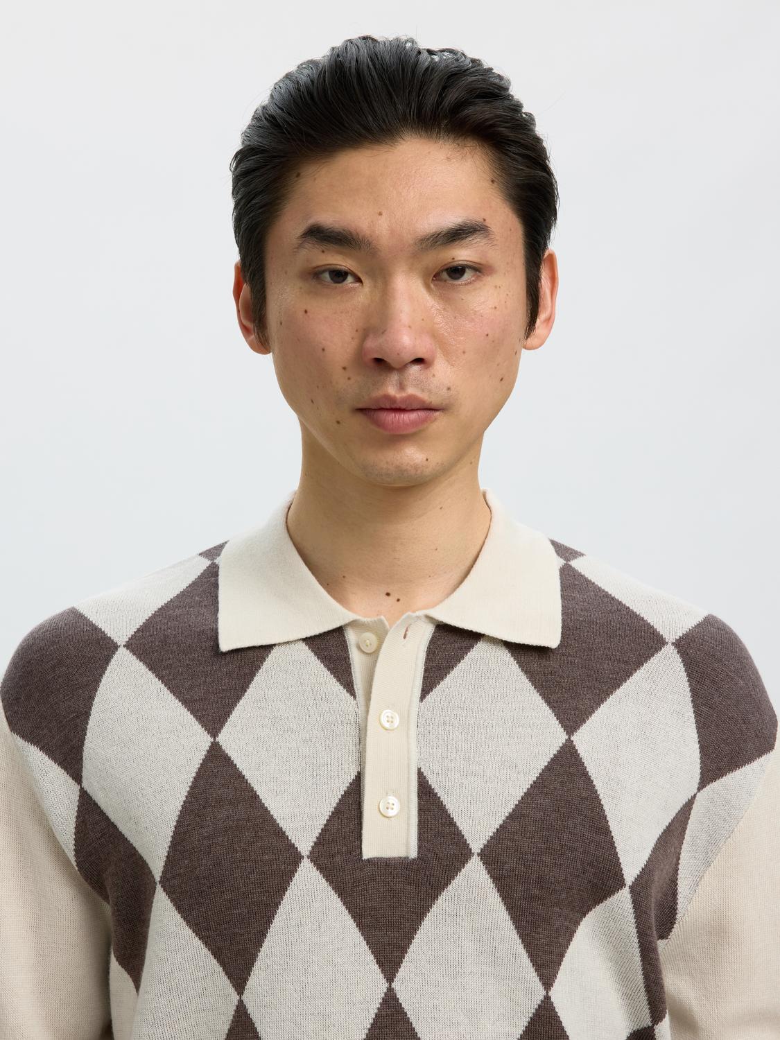 Off-White Merino Wool Polo