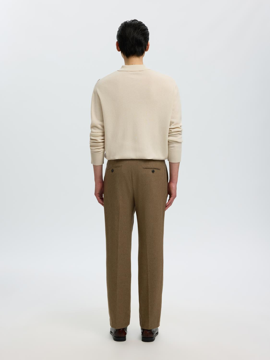 Off-White Merino Wool Polo