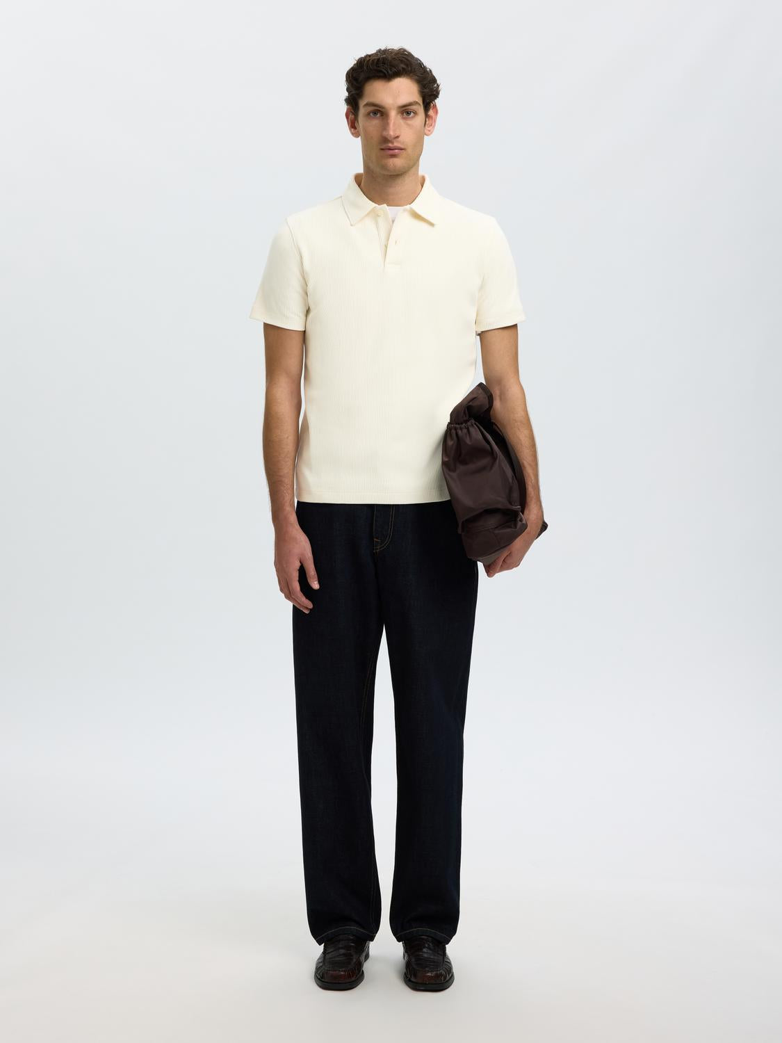 Off-White Cotton Polo