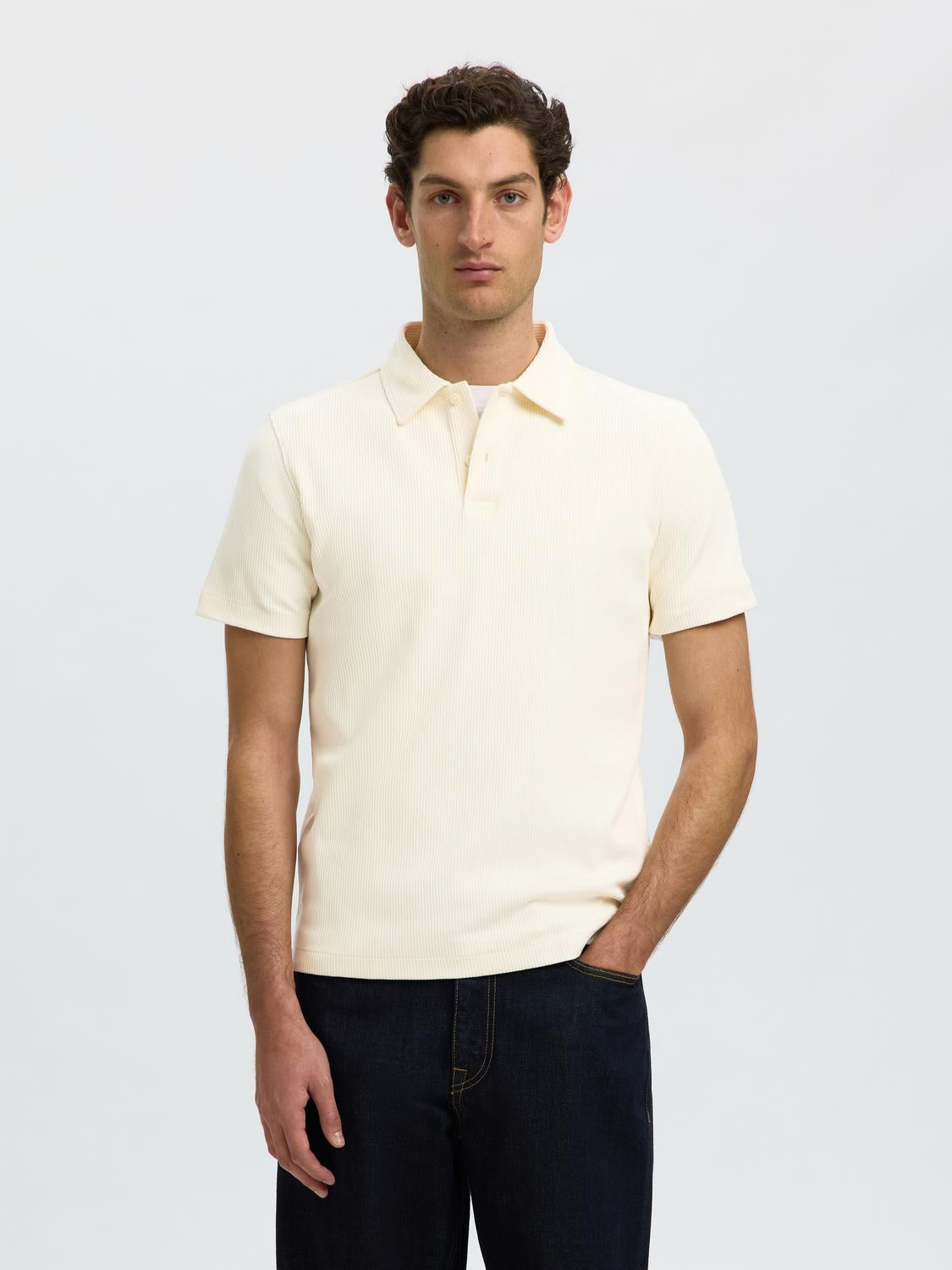 Off-White Cotton Polo