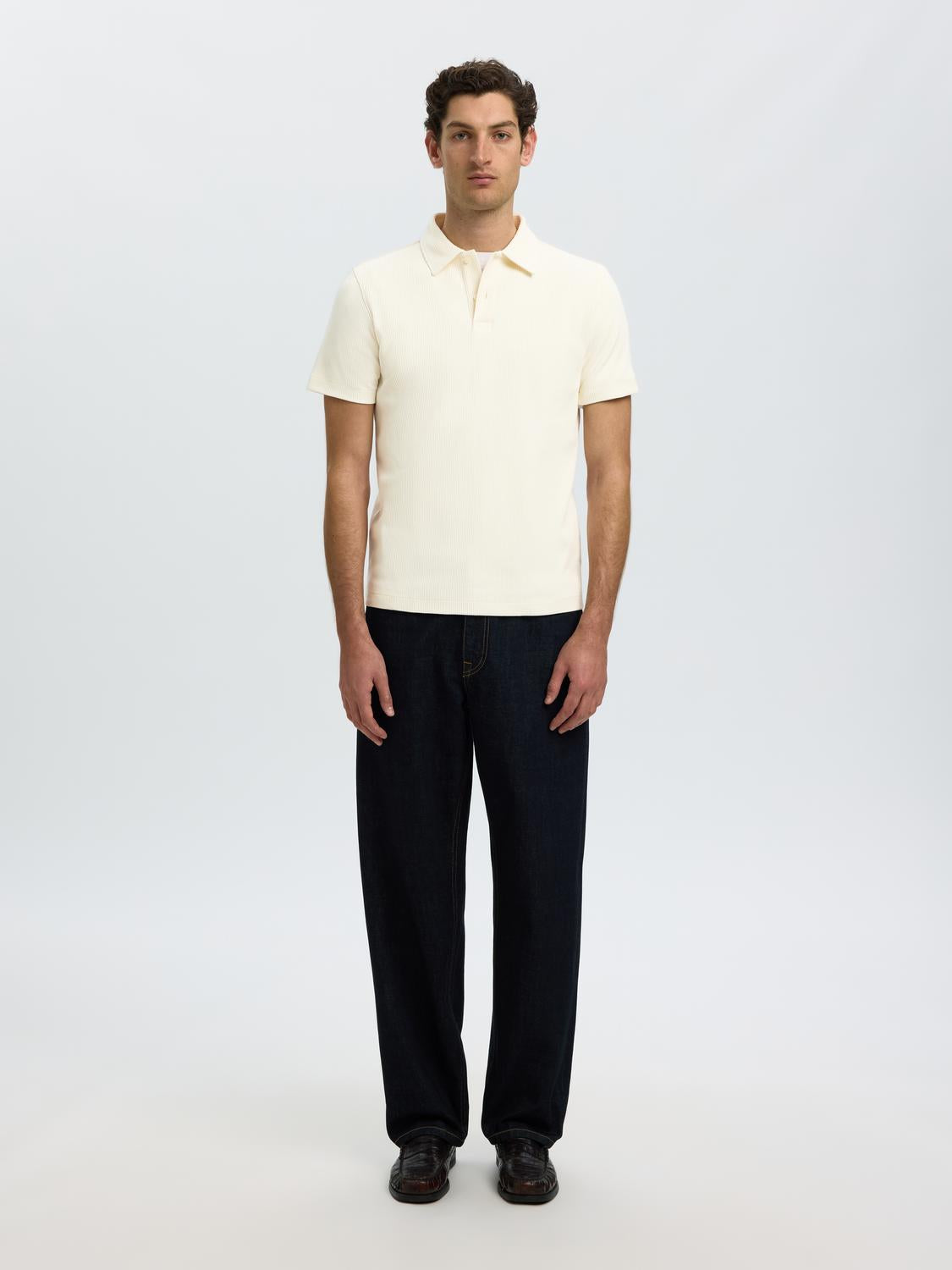 Off-White Cotton Polo