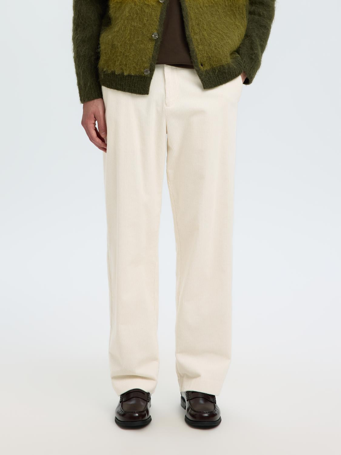 Loose Fit Corduroy Pants