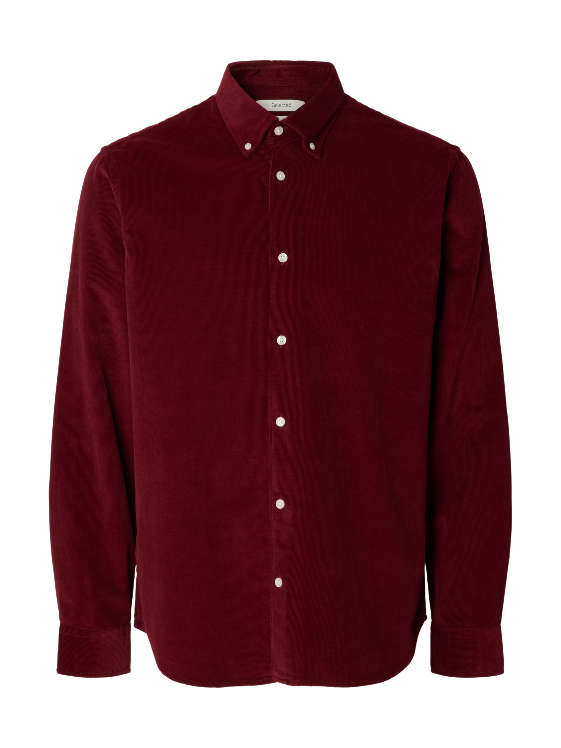 Dark Red Corduroy Shirt