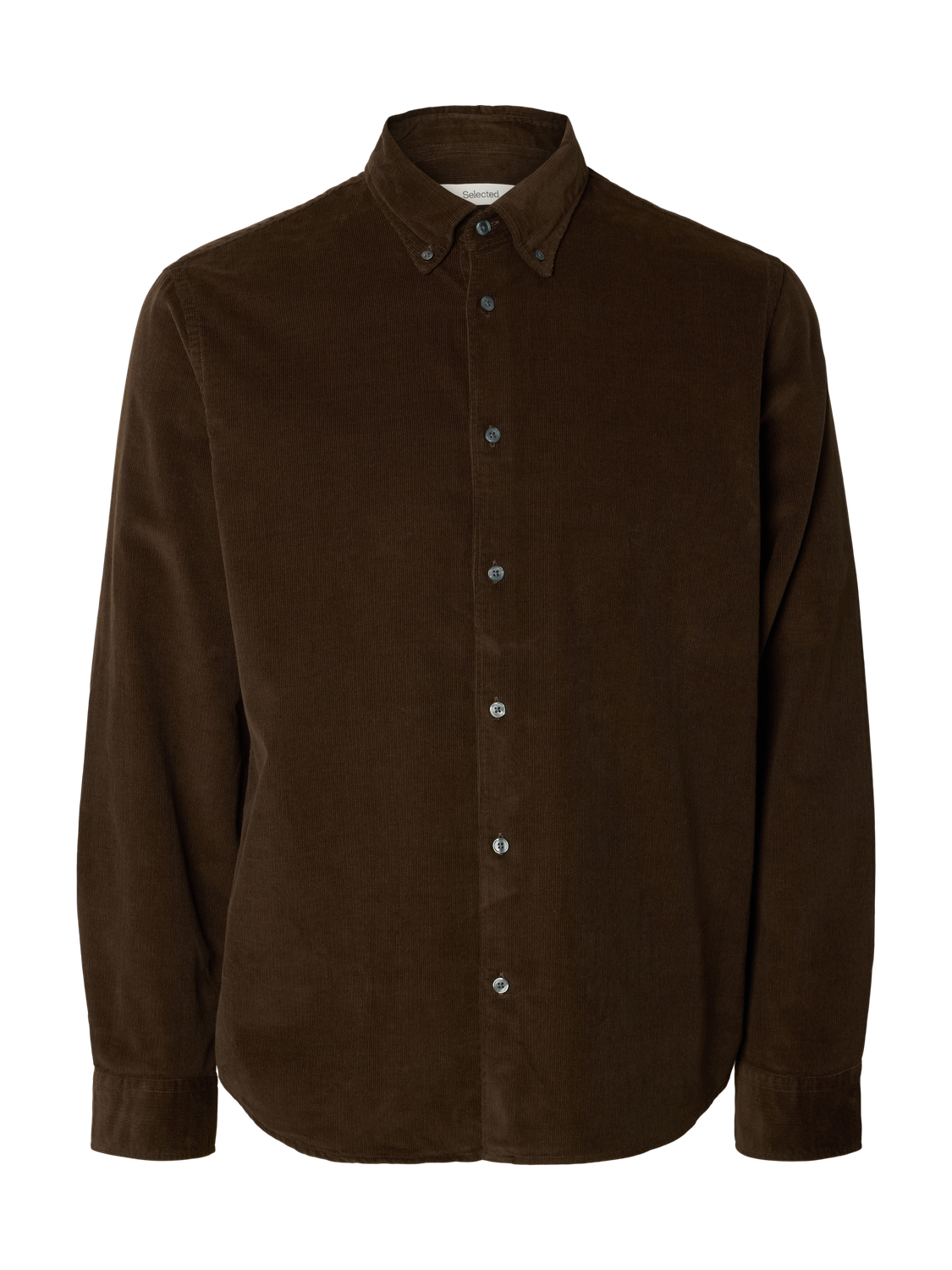 Dark Brown Corduroy Shirt