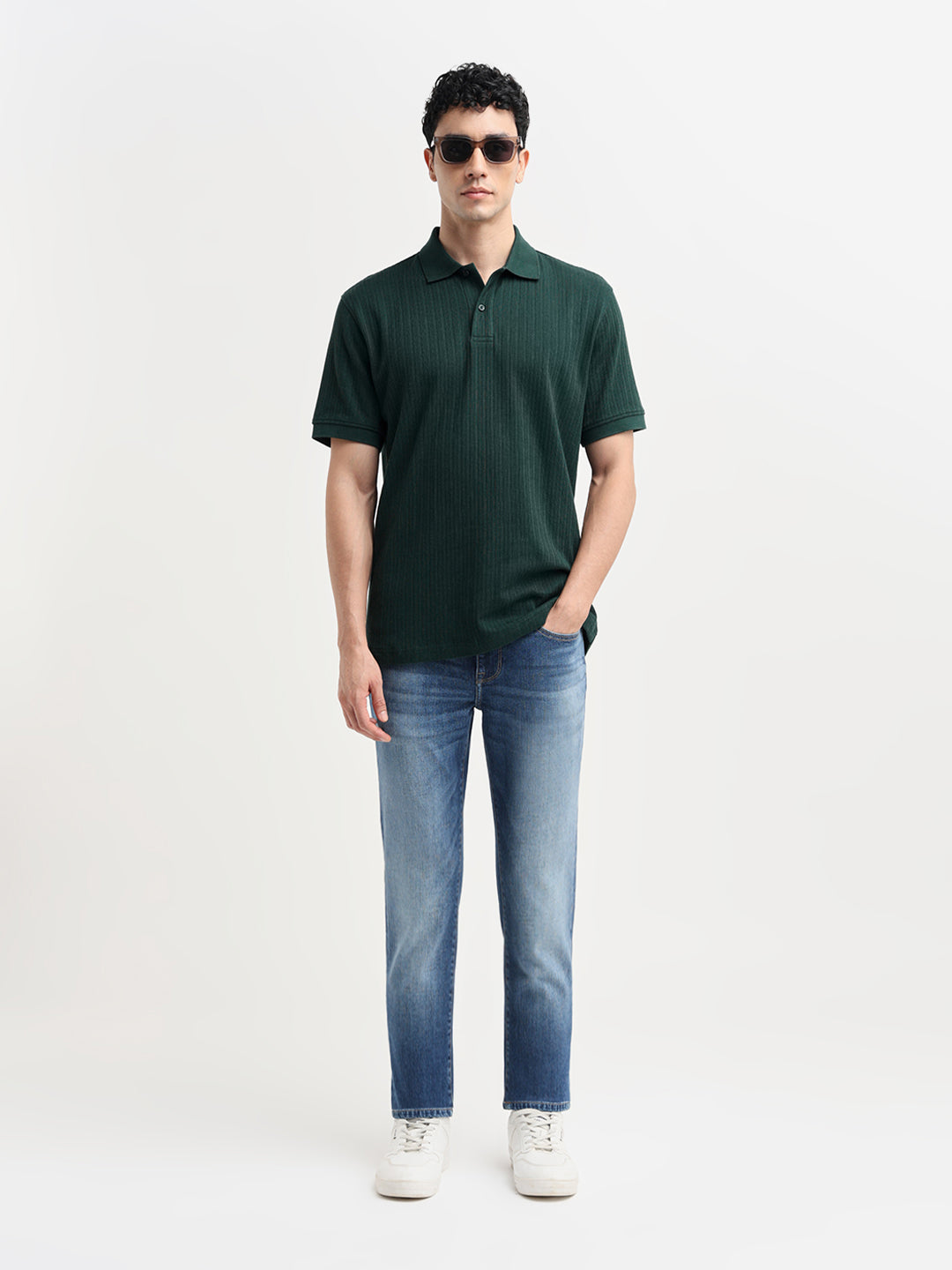 Blue Washed Slim Fit Jeans